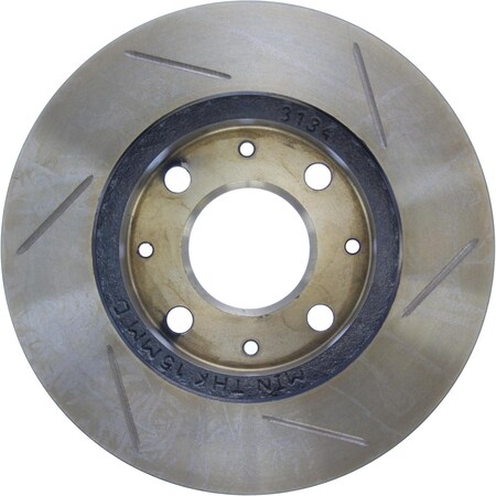 Centric StopTech Sport Slotted Brake Rotor; Front Right, StopTech 126.40005SR